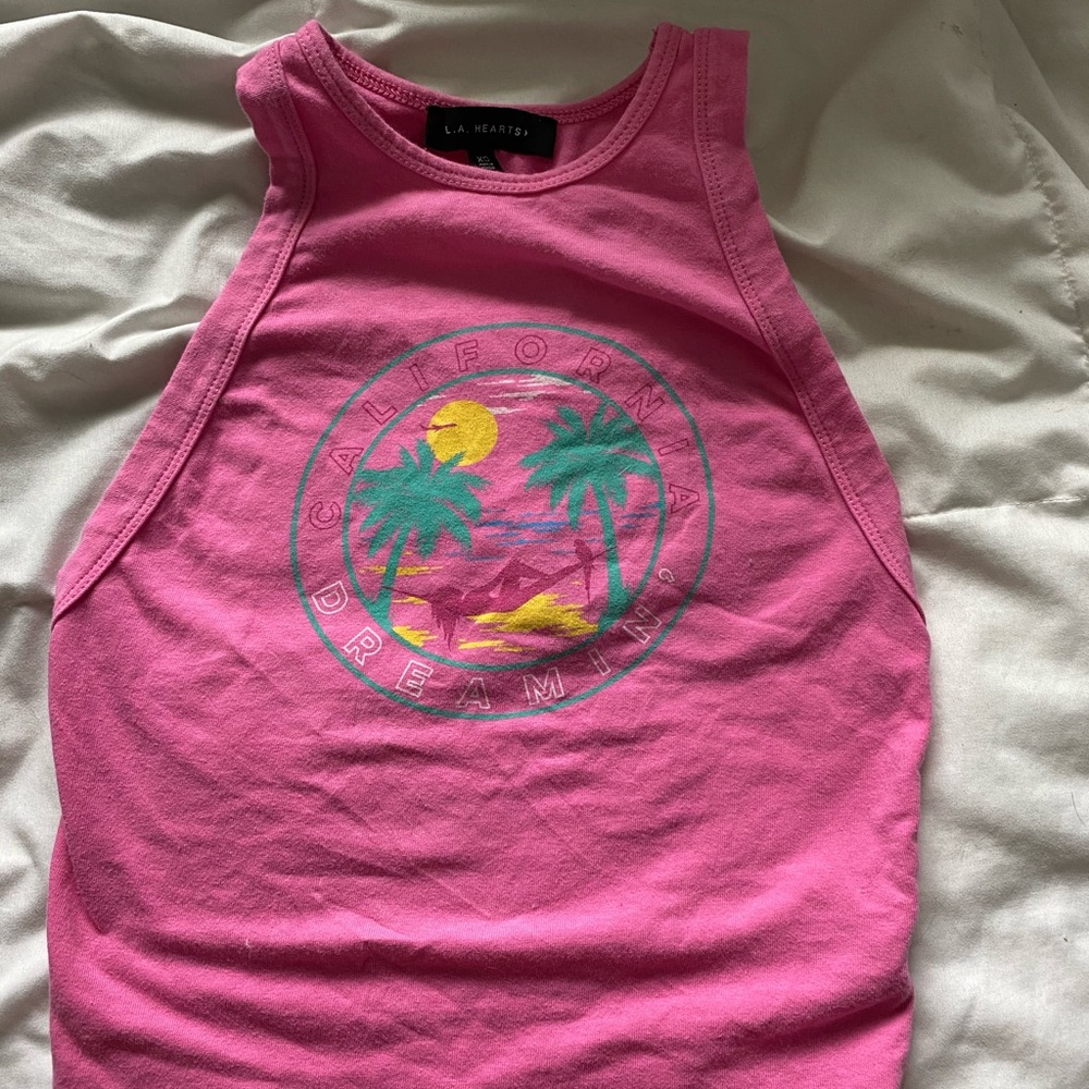 Hot Pink XS pacsun crop top